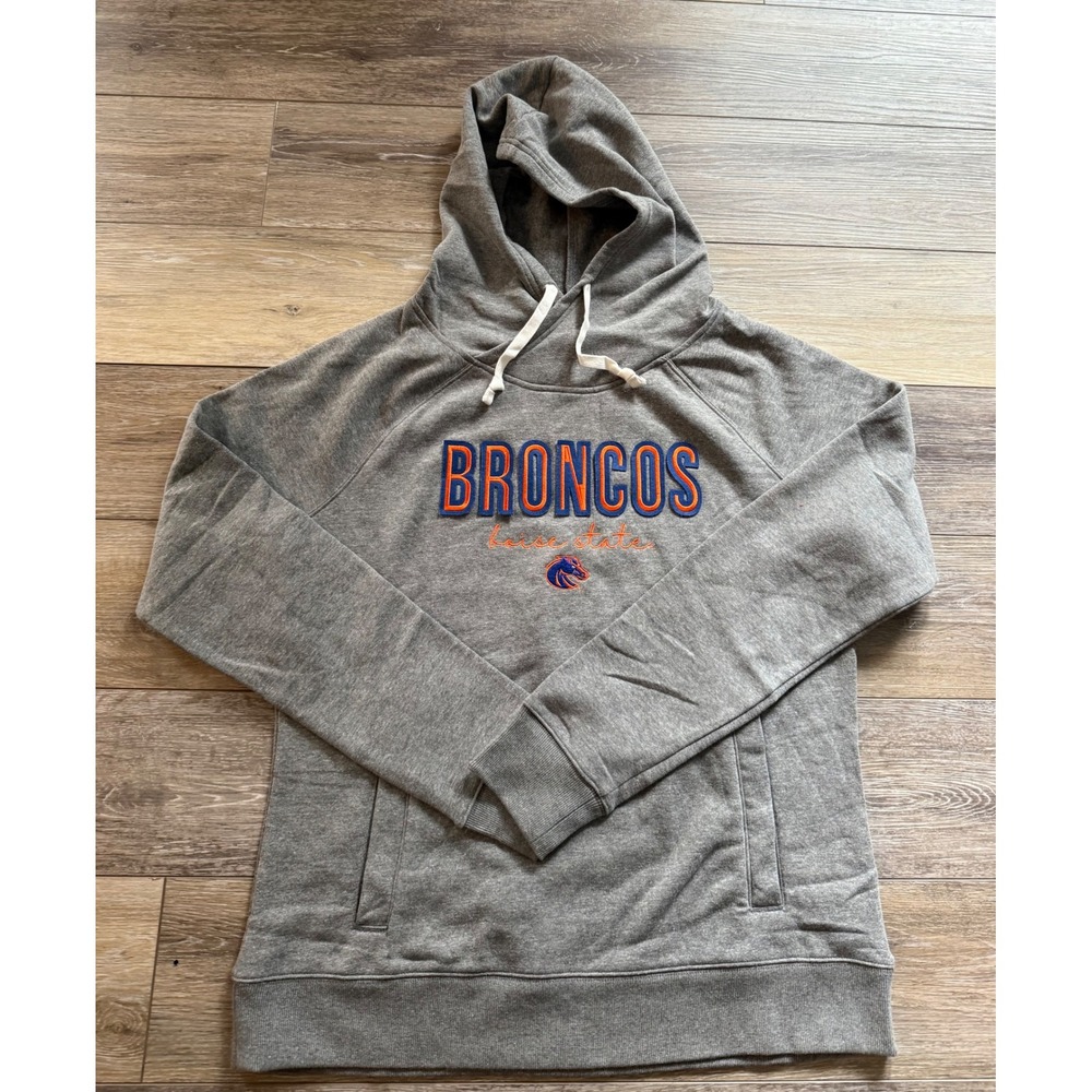 NWOT Men's Boise State Broncos Captivating Hoodie - Large - Gray
